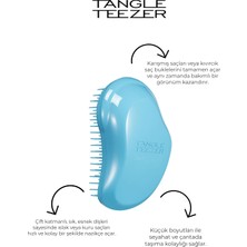 Tangle Teezer Kalın ve Kıvırcık Açıcı Saç Fırçası Mavi