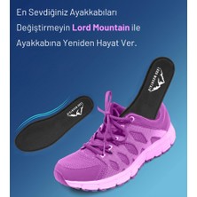 Lord Mountain Memory Foam Spor Ayakkabı Iç Tabanlık, Yumuşak Ortopedik Tabanı, Rahat Tabanlık Siyah