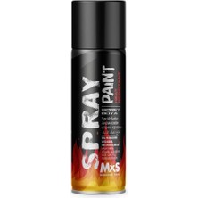 Mxs Isıya Dayanıklı Sprey Boya Siyah (400 ml)