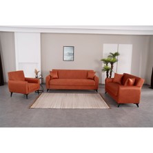 Kilim Mobilya Dove Yüksek Ayaklı 3 2 B Koltuk Takımı Turuncu