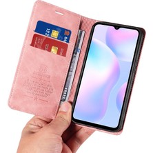 YH Market Xiaomi Redmi 9A Için Kılıf Folio Cüzdan Pu Deri Manyetik Koruyucu (Yurt Dışından)