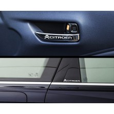 Özkaş Citreon Uyumlu Metal Sticker 5 Adet Oto Aksesuar Oto Sticker Çıkartma Araba