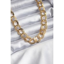 Bartini Avm 316L Çelik Gold Renk Samanyolu Model Kadın Kolye