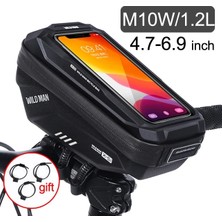 Yunjin Shop M10W 1.2l Stili Su Geçirmez Bisiklet Telefon Tutucu Çanta Kılıf Yeni Bisiklet Motosiklet Dağı 6.9in Cep Telefonu Standı Çanta Gidon Mtb Bisiklet Aksesuarları (Yurt Dışından)