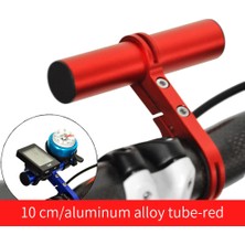 Yunjin Shop Tek-Kırmızı Tarzı 20CM Bisiklet Gidon Genişletici Mtb Bisiklet Braketi Bisiklet Kök Tüp Uzatma Kilometre Far Telefon Rafı Işık Lambası Tutucu (Yurt Dışından)