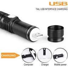 Yunjin Shop 3'ü 1 Arada 2 Tarzı 8000LUMS Bisiklet Bisiklet Işık Seti USB Şarj Edilebilir LED Su Geçirmez Yakınlaştırma Far Arka Işık Mtb Bisiklet Işık ile Ah Arka Lambası (Yurt Dışından)