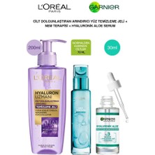 L'Oréal Paris  Loreal Paris Arındırıcı Dolgunlaştırıcı Nemlendirici Aloe-Vera Cilt Bakım Seti-Normal Karma Ciltler