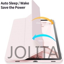 Jolita Samsung Galaxy Tab S9 Pu Deri Tablet Kılıf Üçlü Stand Kalem Tutucu ile Akıllı Kapak (Yurt Dışından)