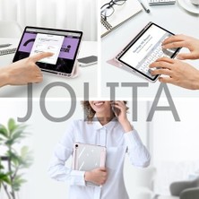 Jolita Samsung Galaxy Tab S9 Pu Deri Tablet Kılıf Üçlü Stand Kalem Tutucu ile Akıllı Kapak (Yurt Dışından)