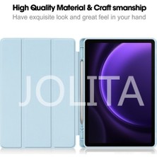 Jolita Samsung Galaxy Tab S9 Fe Folio Kılıf Çok Açılı Standlı Ince Hafif Koruyucu Kapak (Yurt Dışından)