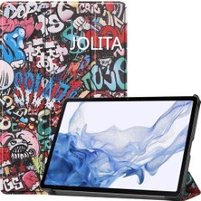 Jolita Samsung Galaxy Tab S9 Pu Deri Tablet Kılıfı Trifold Stand (Yurt Dışından)