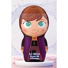 Air-Val Lisanslı Frozen Anna Ambalajlı Şampuan ve Duş Jeli Büyük Boy 400ML