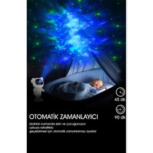 Gilli Store Astronot Projektör Gece Masa Lambası Galaxy Gökyüzü Star Projeksiyon Kumandalı Samanyolu Aydınlatma