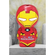 Air-Val Lisanslı Iron Man Ambalajlı Şampuan ve Duş Jeli Büyük Boy 400ML