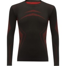 2AS High Performance Termal Erkek Üst İçlik Siyah/Kırmızı