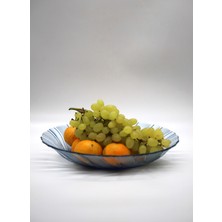 Tardan Servis Tabağı 28CM Mavi Cam