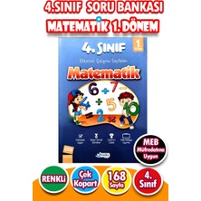 Harika Kitap 4. Sınıf Matematik 1. Dönem - Etkinlikli Çalışma ve Soru Bankası Kitabı