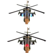 PopŞeker  Güçlü, Dayanıklı ve Gerçekçi Oyuncak Metal Savaş Helikopteri Işıklı Sesli 20CM.