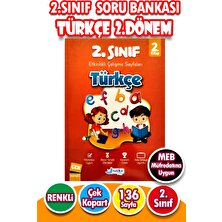 Harika Kitap 2. Sınıf Türkçe 2. Dönem - Etkinlikli Çalışma ve Soru Bankası Kitabı