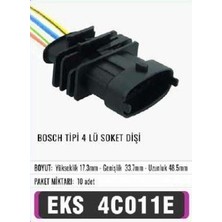 Ölmez Bosch Tipi 4 Lü Soket Dişi