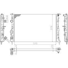 Ölmez Renault Motor Radyatörü Megane I Scenıc I K7M