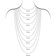 Özgür Takı 925 Ayar Gümüş 24 Ayar Altın Kaplama Isimli Sonsuzluk Kolye