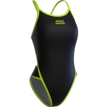 Mad Wave   Kız Çocuk  Yüzücü Mayosu Antichlor  Daria  Pbt - Siyah - M/7-8 Yaş