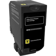 Zebra Toner Lexmark CS720 Sarı Muadil Toner