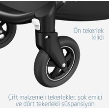 Maxi-Cosi Adorra2-Cabriofix I-Size Çift Yönlü Seyahat Sistem Bebek Arabası Essential Black