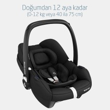 Maxi-Cosi Cabrio Fix I-Size Adac'lı Bebek Oto Koltuğu ve Ana Kucağı 0-13 kg Essential Black