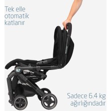 Maxi-Cosi Lara2-Cabriofix I-Size Ultra Kompakt Kabin Boy Seyahat Sistem Bebek Arabası Essential Black