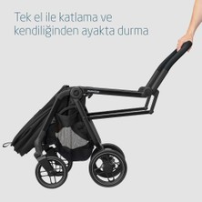 Maxi-Cosi Leona2 Çift Yönlü Uzatılabilir Sırt Desteği Tam Yatabilir Bebek Arabası Essential Black