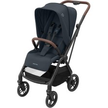 Maxi-Cosi Leona2-Cabriofix Tek Elle Katlanabilen Ultra Kompakt Çift Yönlü Seyahat Sistem Bebek Arabası Essential Graphite