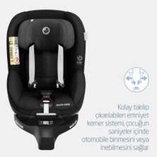 Maxi-Cosi Mica Pro Eco I-Size ADAC'lı İsofix'li 360 Dönebilir Yatabilir 0-18 Kg Bebek Oto Koltuğu Authentic Black