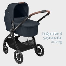 Maxi Cosi Street+ Ekstra Portbebeli Tek Elle Katlanabilen Bebek Arabası Essential Graphite