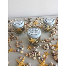 Sarruma Hediyelik Deniz Konseptli Şeffaf Jel Mum Şeklinde 25 Adet Söz, Nişan, Nikah, Kına, Düğün Hatırası