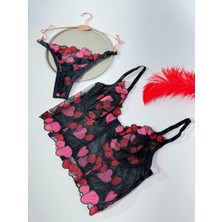 Mila Çiçekli Uzun Bralet Takım