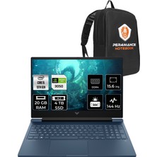 HP Victus 15 Intel Core i5 13500H 20GB 2TB SSD + 2TB SSD RTX3050/6GB 144Hz 15.6'' FHD FDOS Taşınabilir Bilgisayar & PER4 Çanta 7P8L0EAPN332