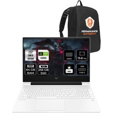 HP Victus 15 Intel Core i5 13500H 64GB 256GB SSD RTX4050/6GB 144Hz 15.6'' FHD FDOS Taşınabilir Bilgisayar & PER4 Çanta 7N9V4EAPN364