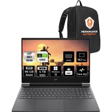 Hp Victus 16 Intel Core I7 13700H 96GB 2tb SSD + 2tb SSD RTX4060/8GB 144HZ 16.1" Fhd W11H Taşınabilir Bilgisayar 8B5Y1EA & Per4 Çanta 8B5Y1EAP395