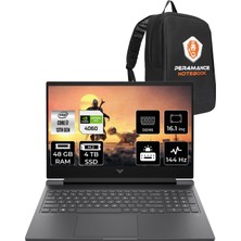 Hp Victus 16 Intel Core I7 13700H 48GB 4tb SSD RTX4060/8GB 144HZ 16.1" Fhd Fdos Taşınabilir Bilgisayar 8B5Y1EA & Per4 Çanta 8B5Y1EAP336