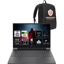 HP Victus 16 Intel Core i5 13500H 64GB 2TB SSD RTX4050/6GB 144Hz 16.1" FHD W11H Taşınabilir Bilgisayar & PER4 Çanta 7P6L8EAPN388