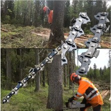 Dalaz 91-28,5 Diş Motorlu Testere Uyumlu Çelik Işıl İşlemli Sert Sementeli Zincir