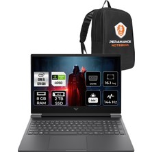 HP Victus 16 Intel Core i5 13500H 8GB 2TB SSD RTX4050/6GB 144Hz 16.1" FHD FDOS Taşınabilir Bilgisayar & PER4 Çanta 7P6L8EAPN304