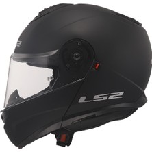 Ls2 Strobe 2 Mat Siyah Motosiklet Kask Yüksek Performanslı KPA Malzeme ile Güvenli Koruma