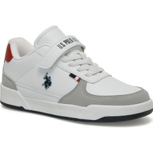 U.S. Polo Assn. Clıne Jr 4fx Beyaz Erkek Çocuk Sneaker