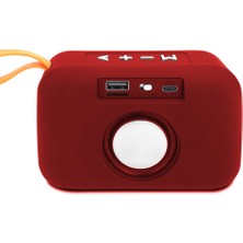 T&G TG506 USB Sd Kart Fm Radyolu Bluetooth Destekli Taşınabilir Wireless Hoparlör  Ses Bombası Şarjlı