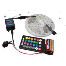 Color Pil Aparatlı Rgb Şerit LED