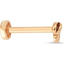 Altın Sepeti Rose Altın Kalp Tragus Piercing