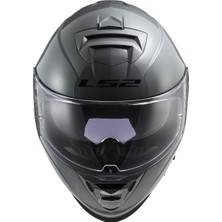 Ls2 Storm 2  Fullface Güneş Vizörlü Nardo Gri Kask